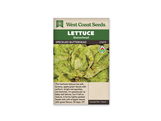 Lettuce “Speckled Organic” West Coast Seeds