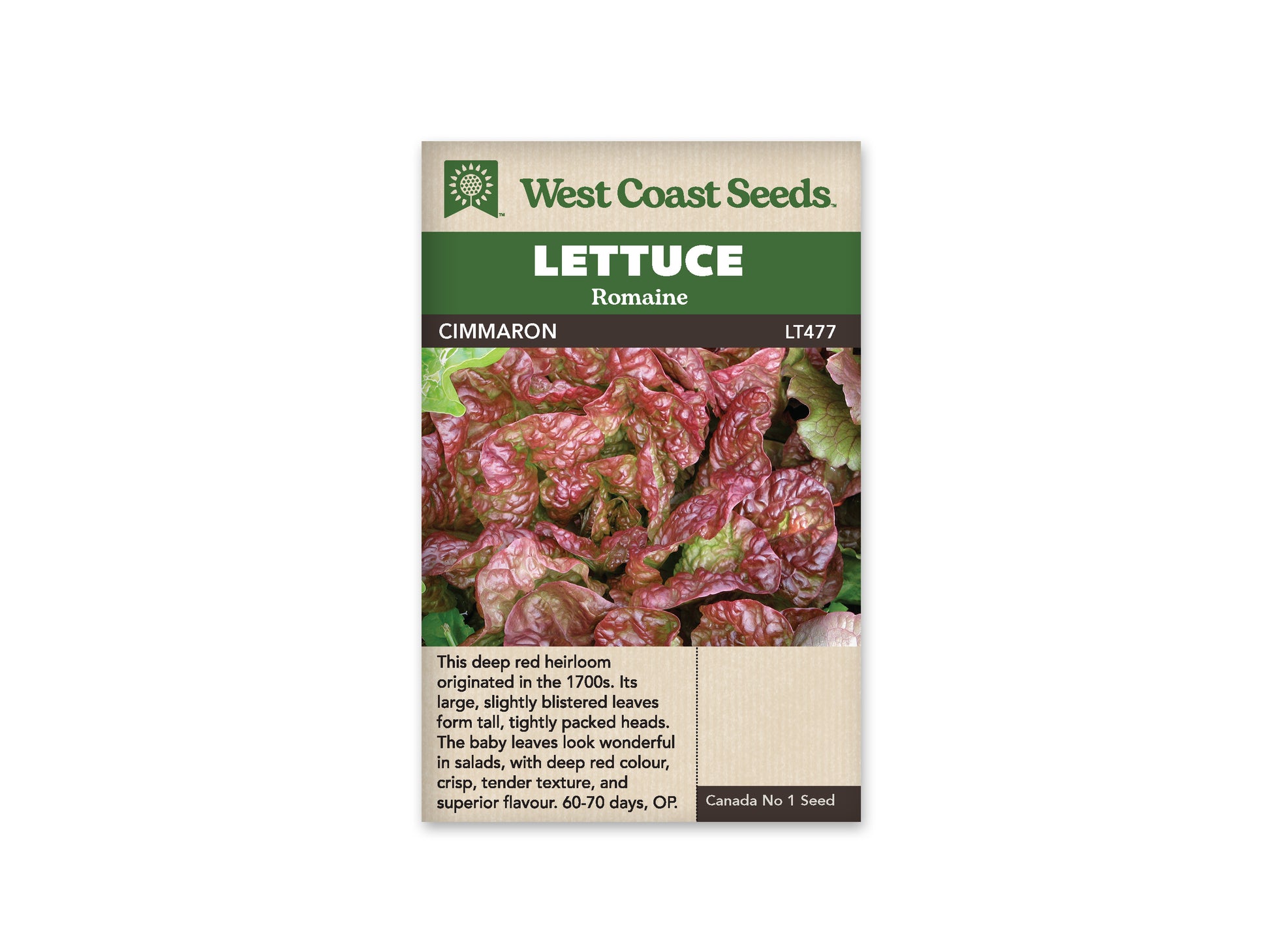 Lettuce "Cimmaron" West Coast Seeds