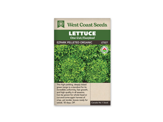 Lettuce "Ezpark Pelleted Organic" West Coast Seeds