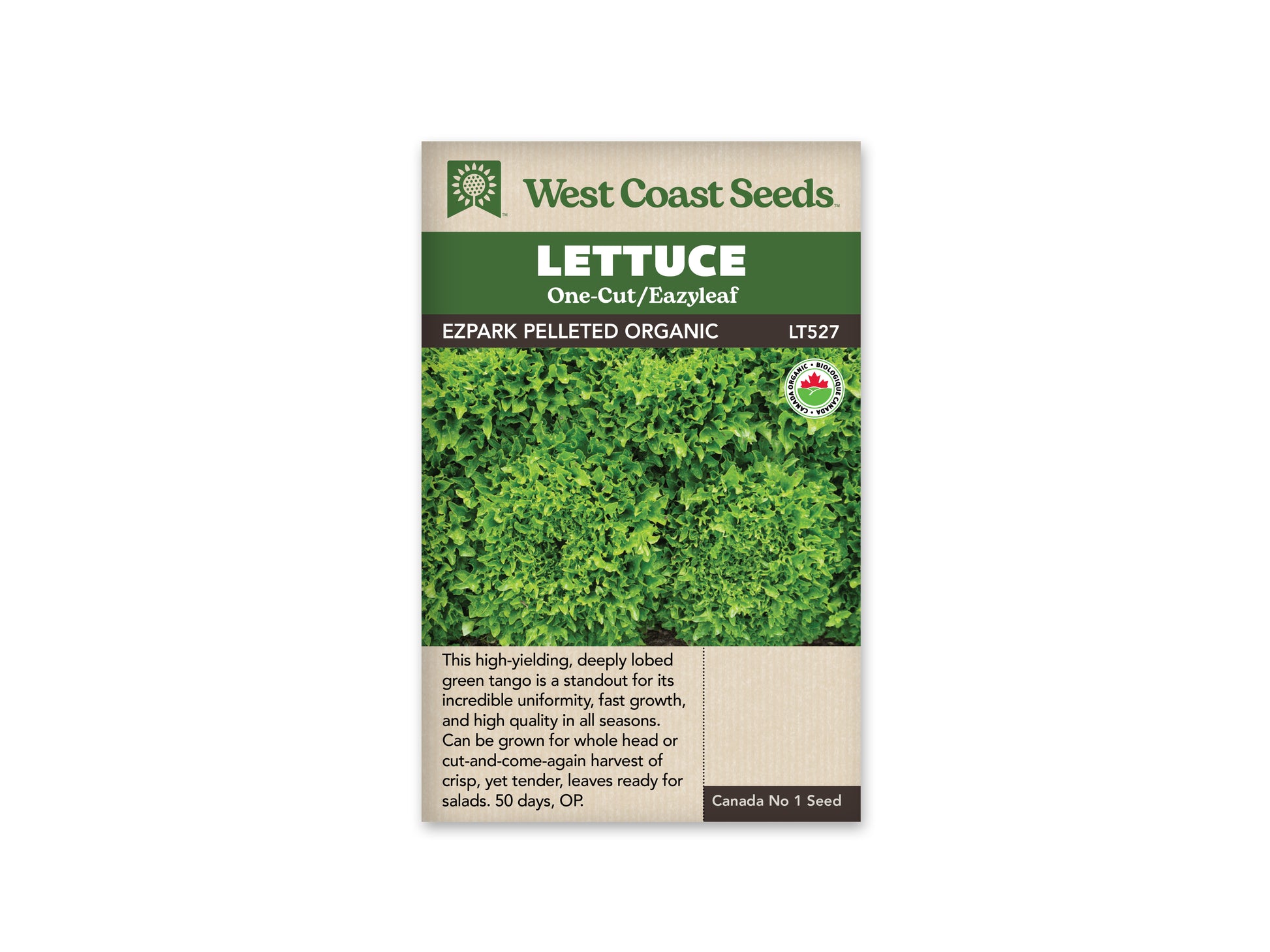 Lettuce "Ezpark Pelleted Organic" West Coast Seeds