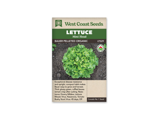 Lettuce "Lovelock Organic" West Coast Seeds