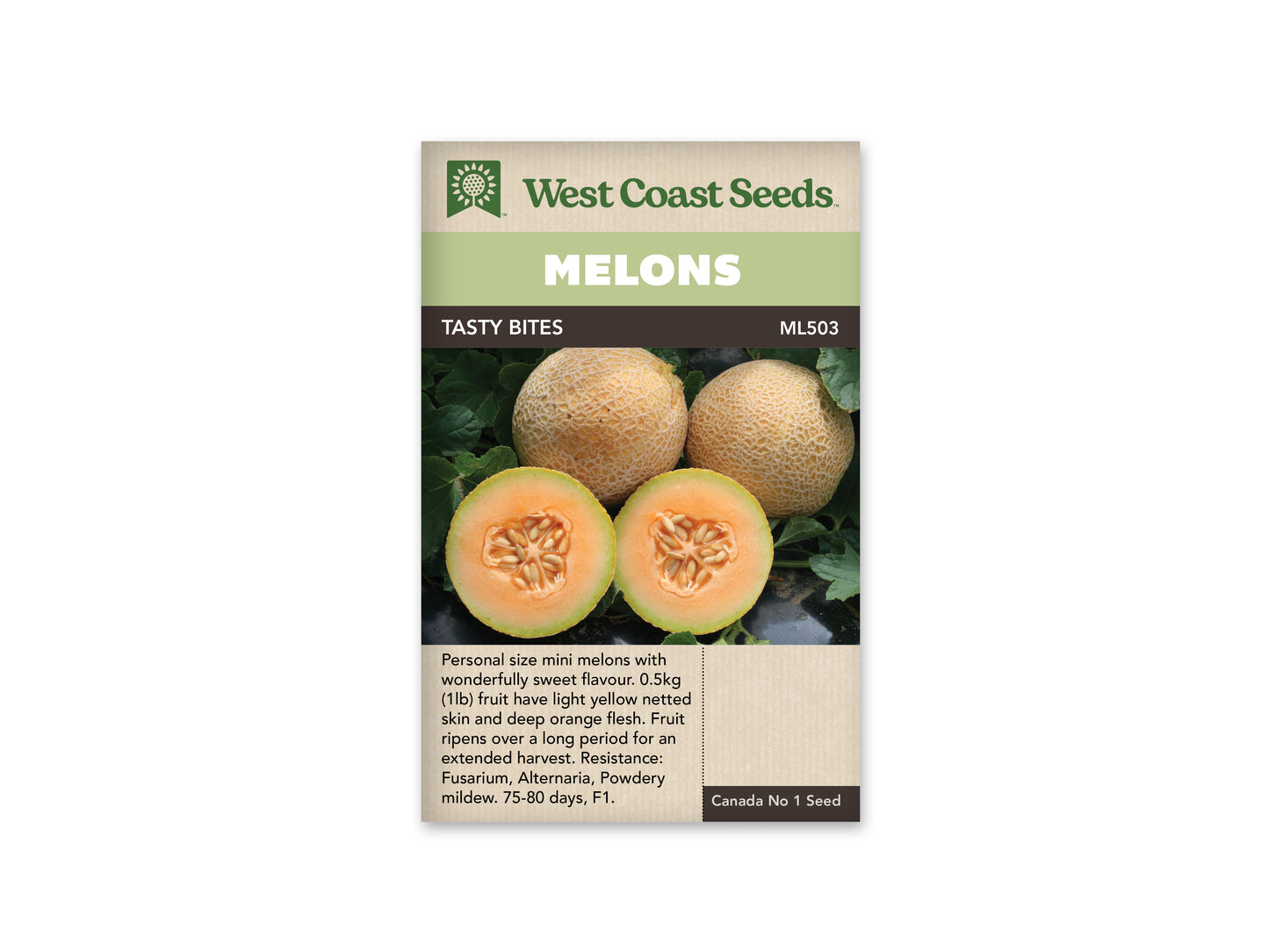 Melon “Tasty Bites F1” West Coast Seeds