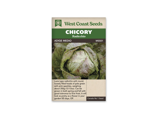 Radicchio "Adige Medio" West Coast Seeds