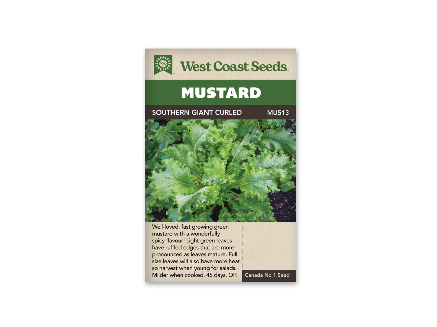 Greens "Southern Giant Curled" West Coast Seeds
