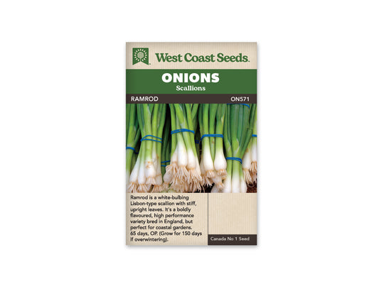 Onions "Ramrod" West Coast Seeds