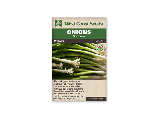 Onions "Parade Coated Organic" West Coast Seeds