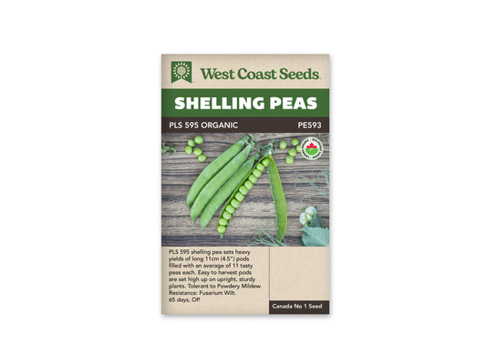 Peas “PLS 595 Organic” West Coast Seeds