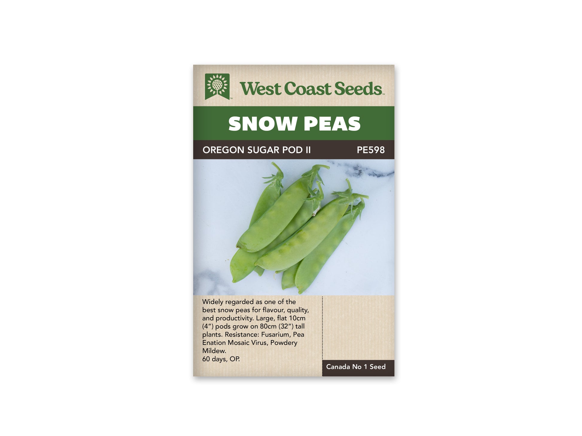 Peas "Oregon Sugar Pod II" West Coast Seeds