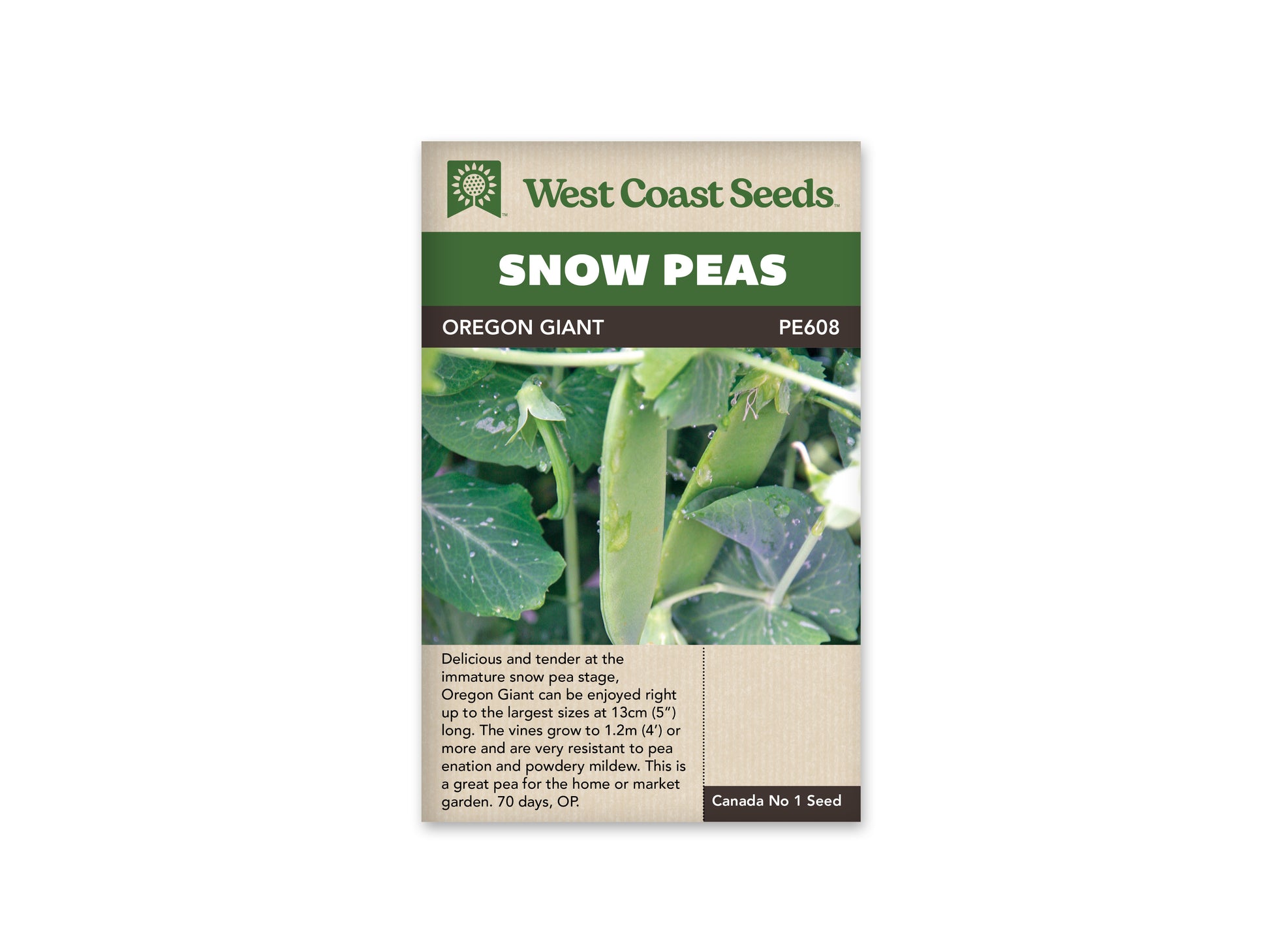 Peas "Oregon Giant" West Coast Seeds