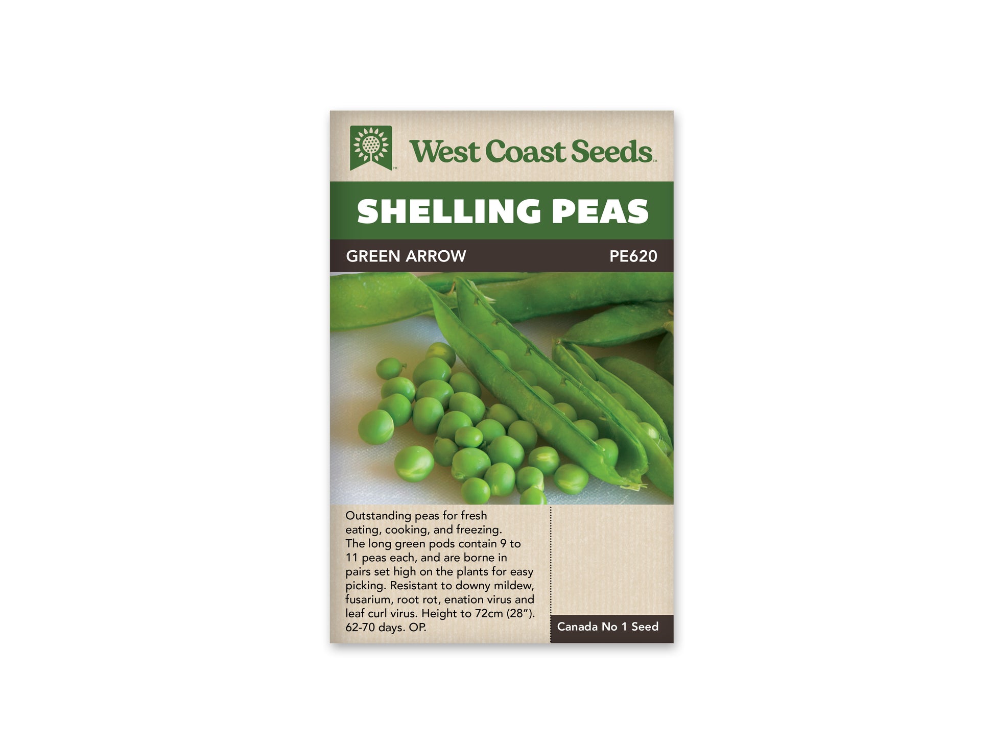 Peas “Green Arrow” West Coast Seeds