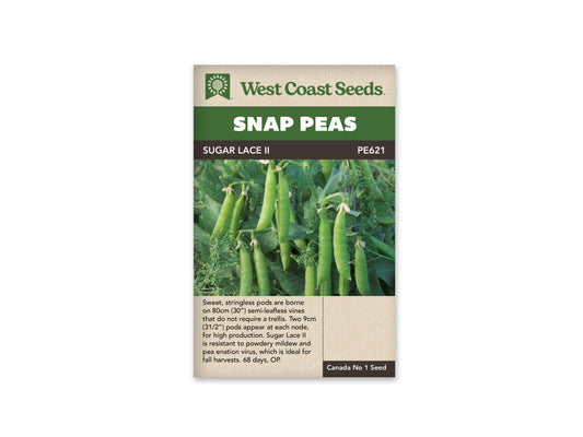 Peas "Sugar Lace II" West Coast Seeds
