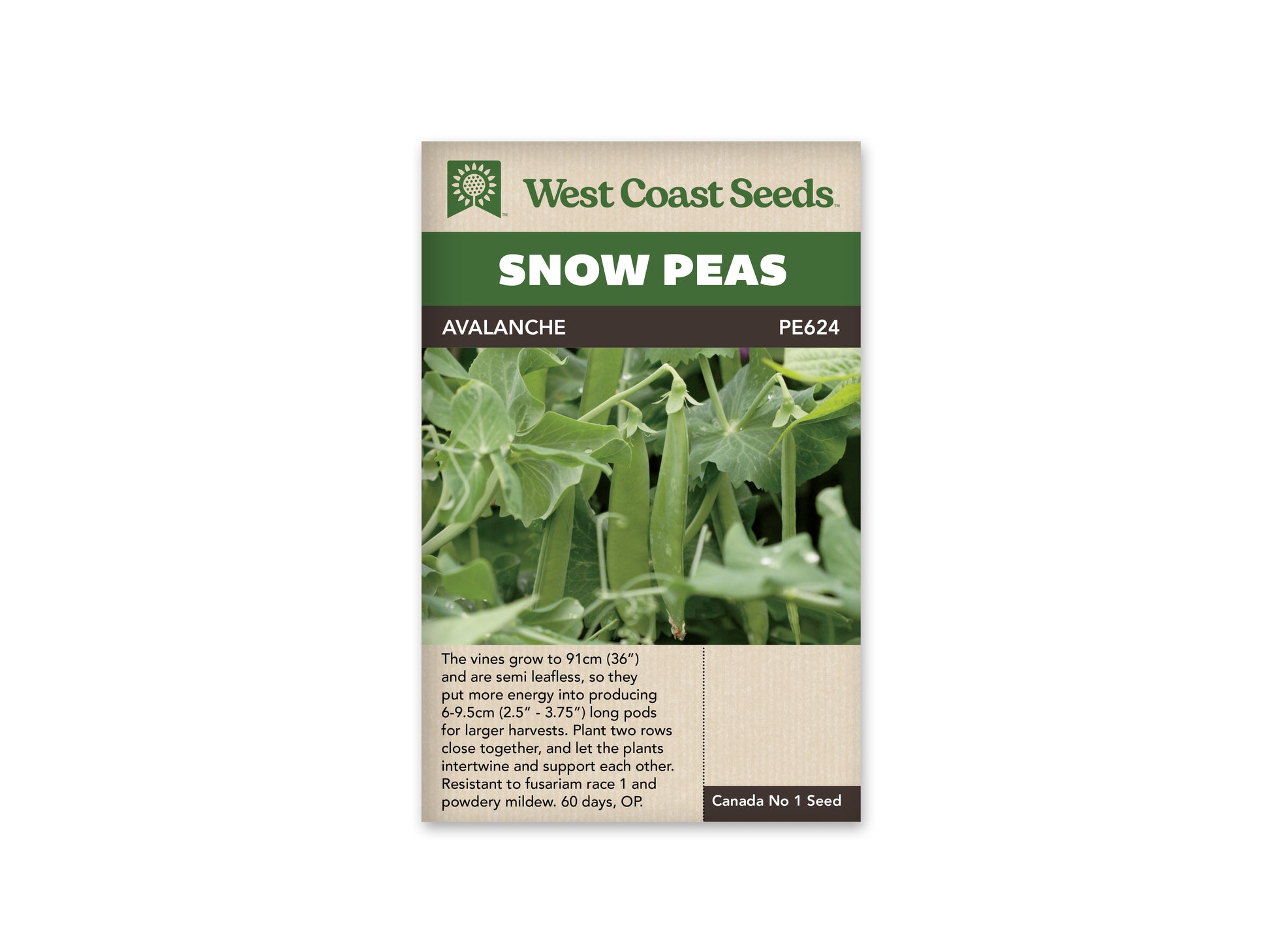 Peas "Avalanche" West Coast Seeds