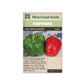 Sweet Peppers “California Wonder 300” West Coast Seeds
