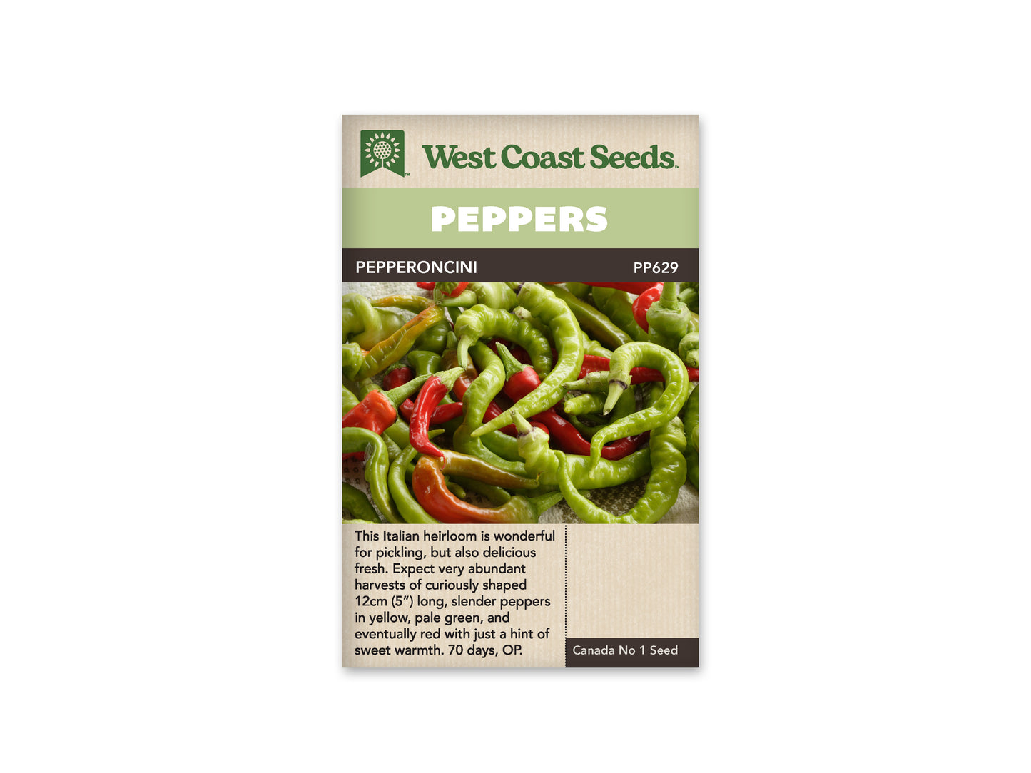Sweet Peppers “Pepperoncini” West Coast Seeds