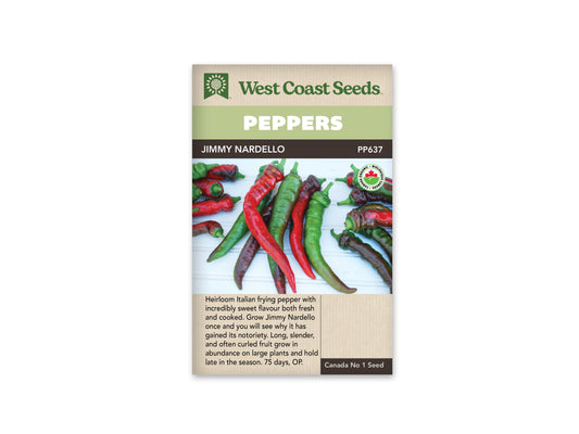 Pepper "Jimmy Nardello Organic" West Coast Seeds