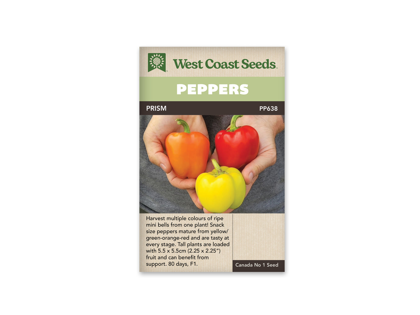 Peppers “Prism F1” West Coast Seeds