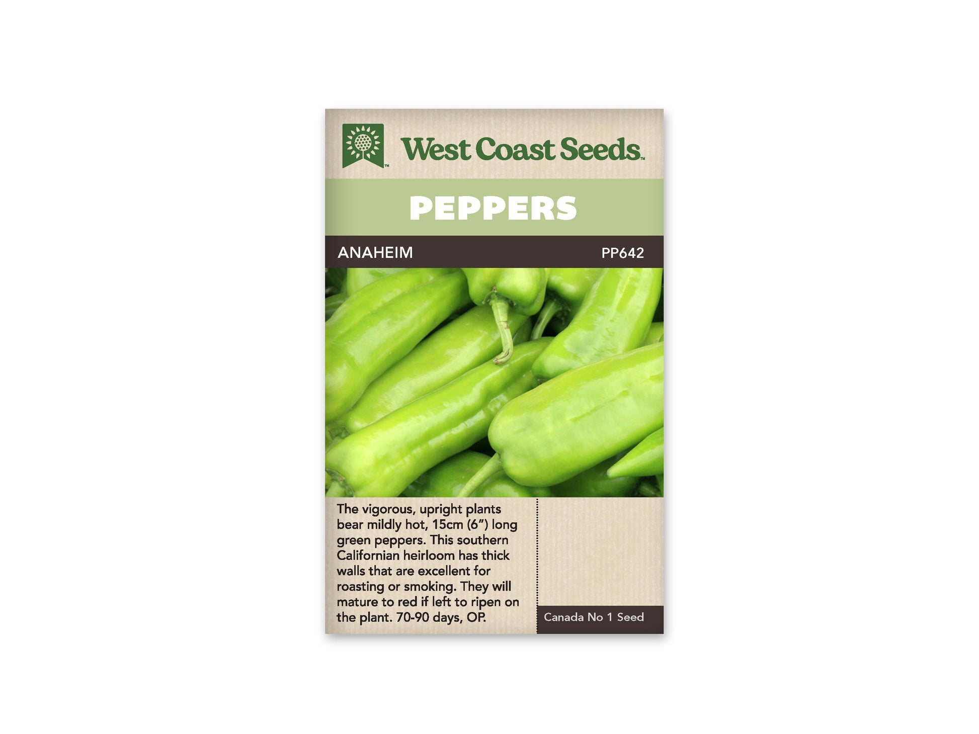 Hot Peppers “Anaheim” West Coast Seeds