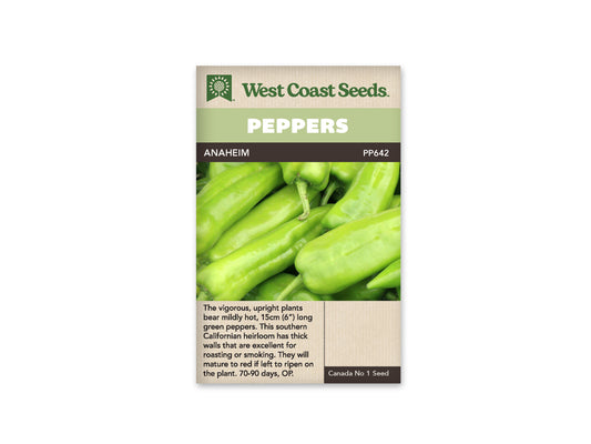 Hot Peppers “Anaheim” West Coast Seeds