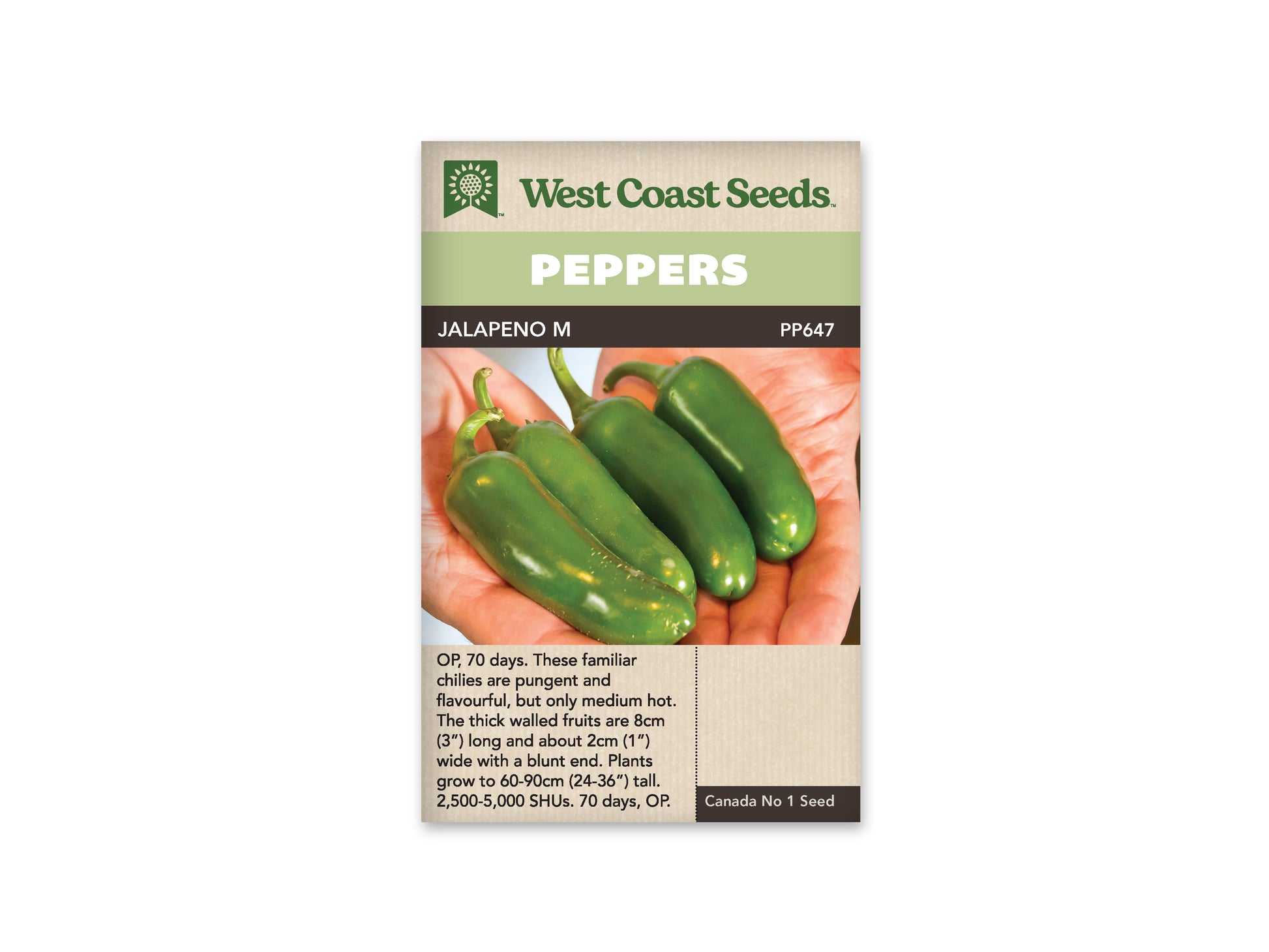 Hot Peppers “Jalapeno M” West Coast Seeds
