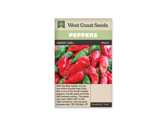 Hot Peppers "Ghost Chili" West Coast Seeds