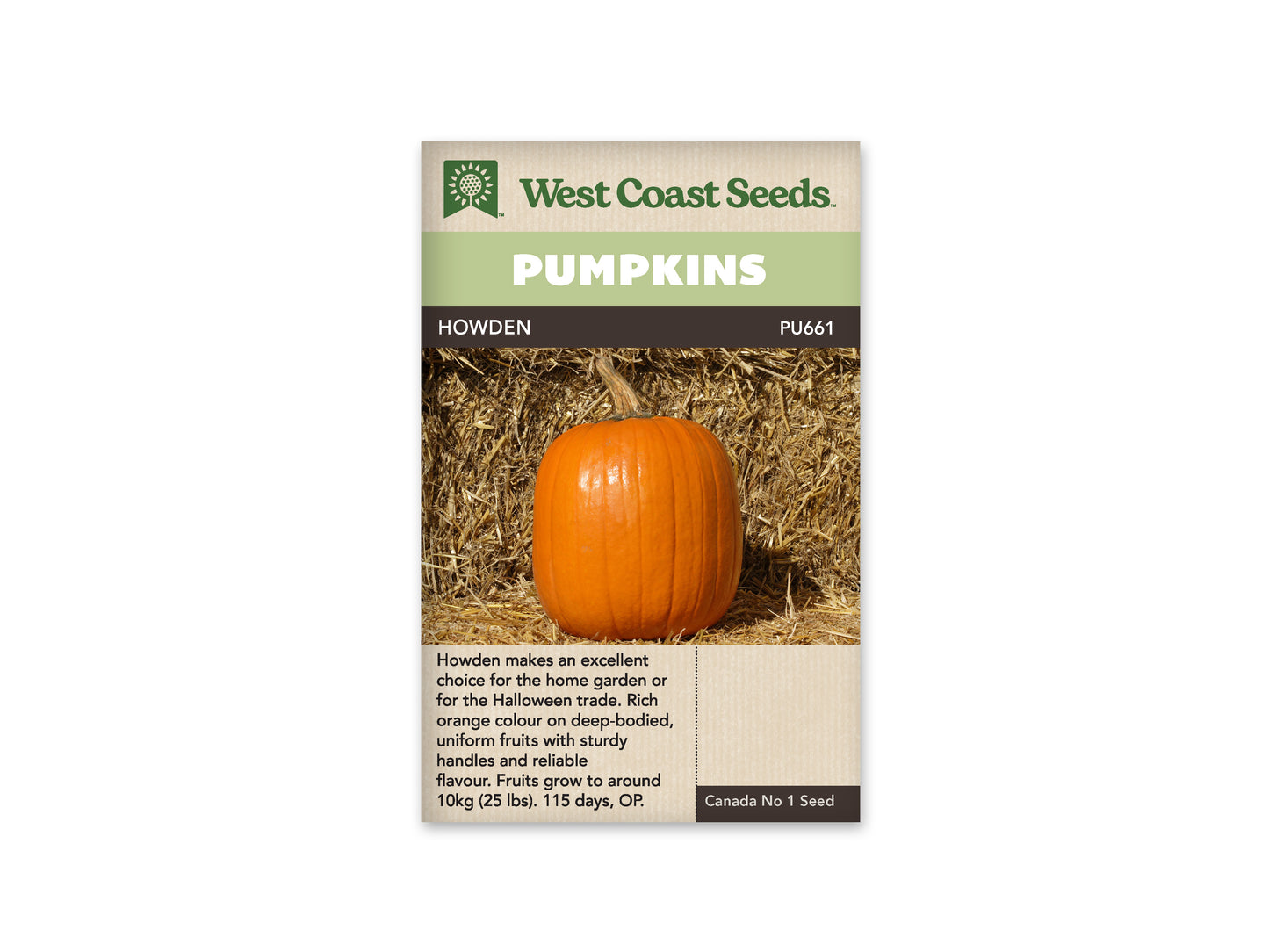 Pumpkins "Howden" West Coast Seeds