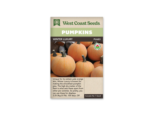 Pumpkins "Winter Luxury Organic" West Coast Seeds