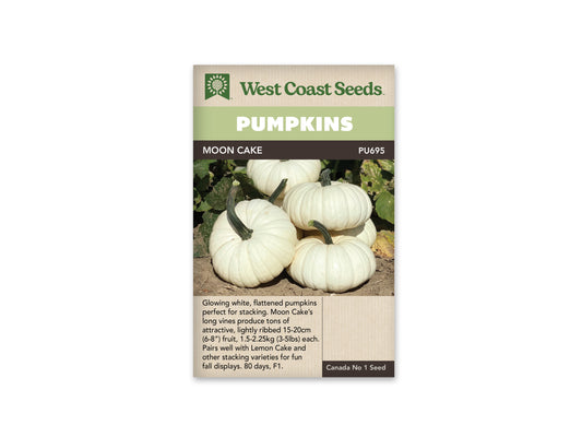 Pumpkins "Moon Cake F1" West Coast Seeds