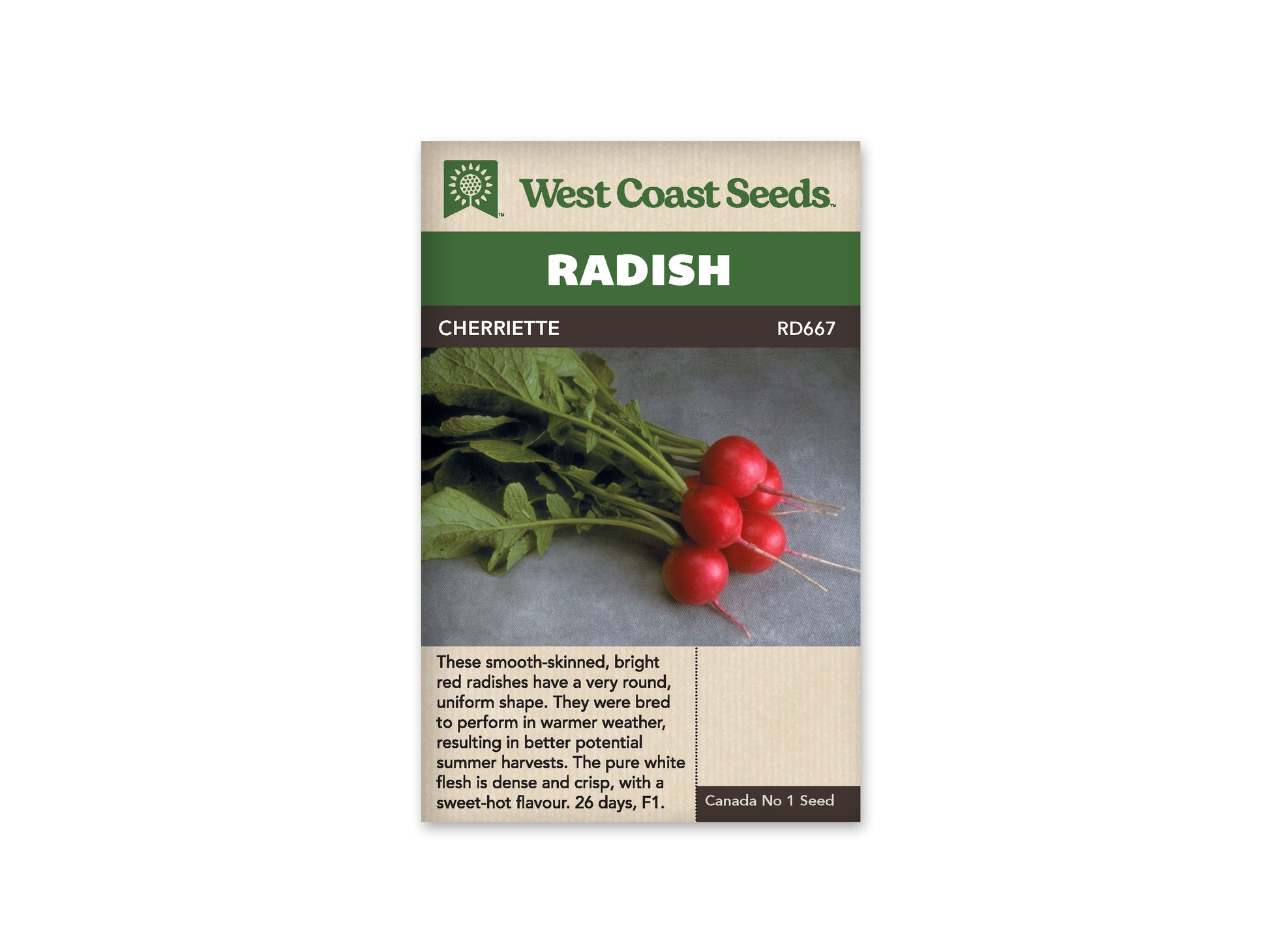 Radishes “Cherriette F1/ Cherriette” West Coast Seeds