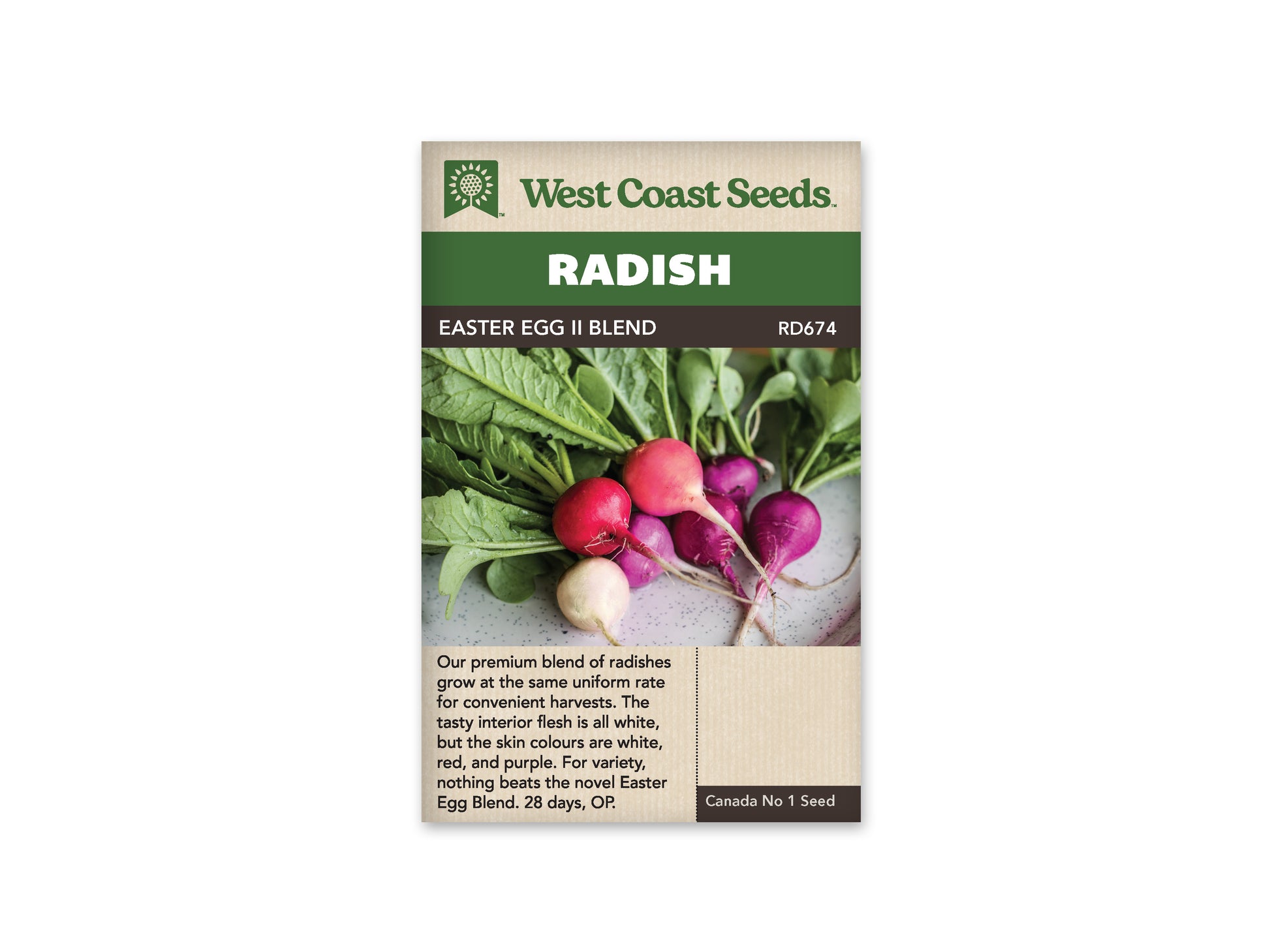 Radishes “Easter Egg II” West Coast Seeds