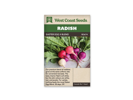 Radishes “Easter Egg II” West Coast Seeds