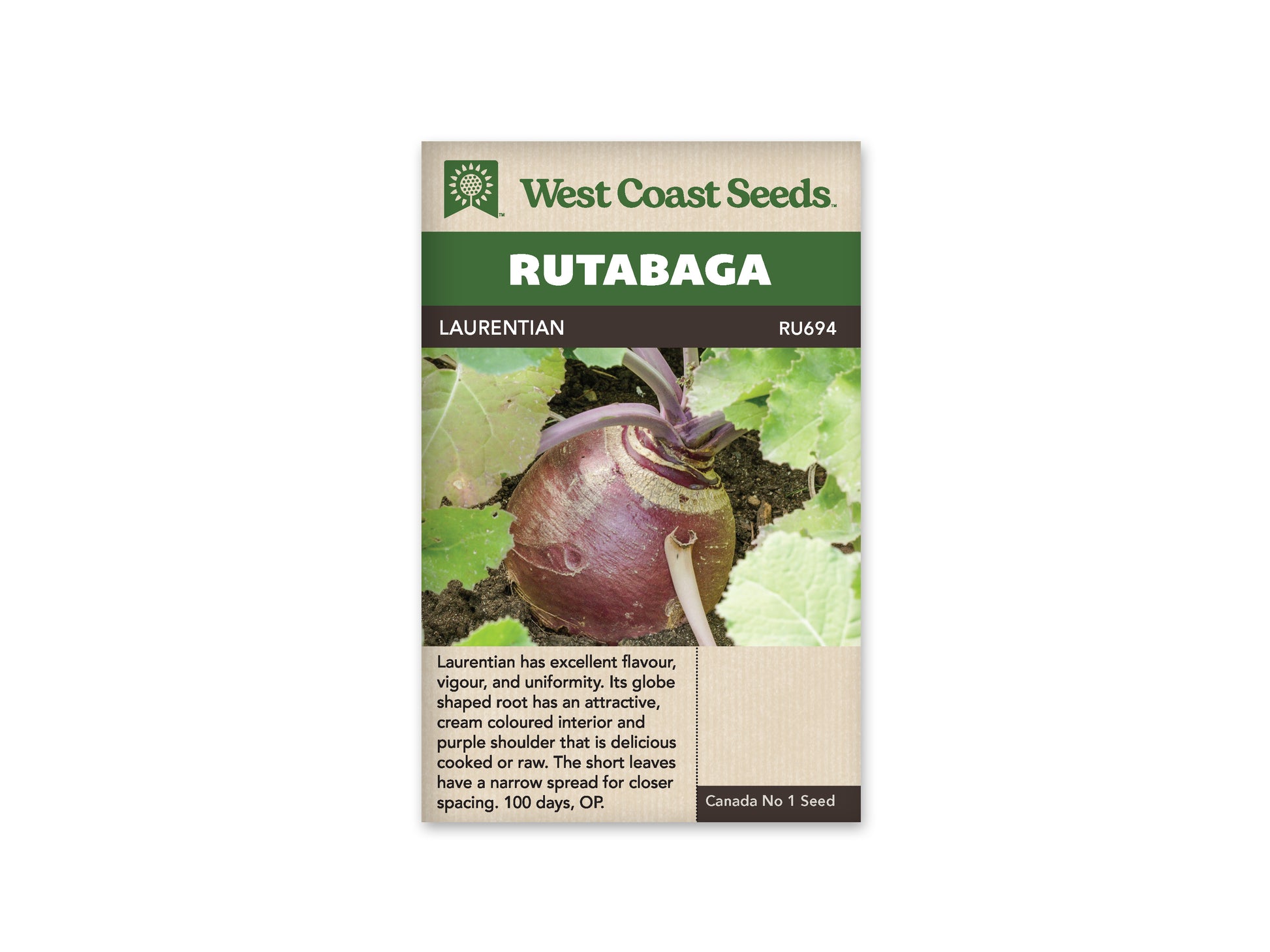 Rutabagas "Laurentian" West Coast Seeds