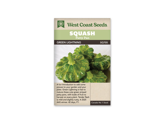 Squash "Green Lightning F1" West Coast Seeds