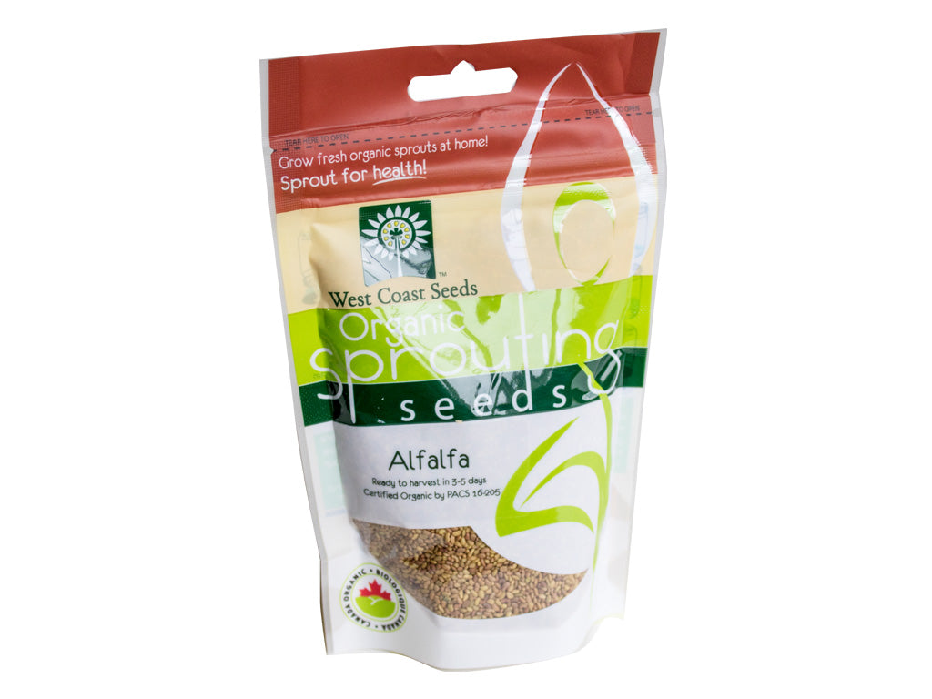 Alfalfa Sprouting Organic West Coast Seeds