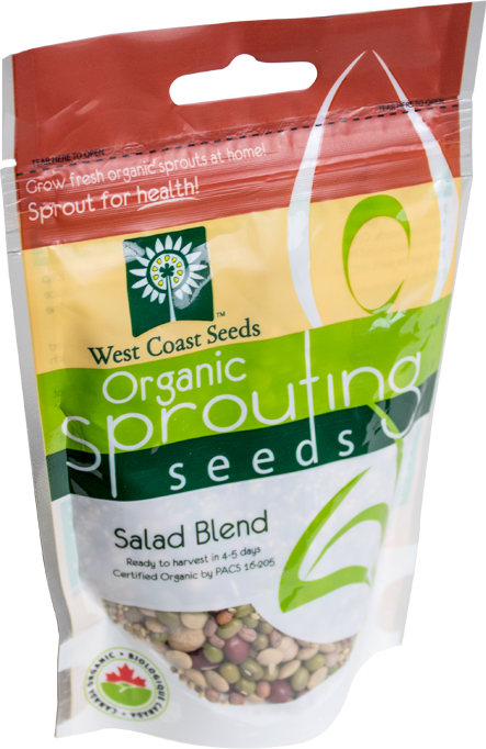Salad Blend Sprouting West Coast Seeds