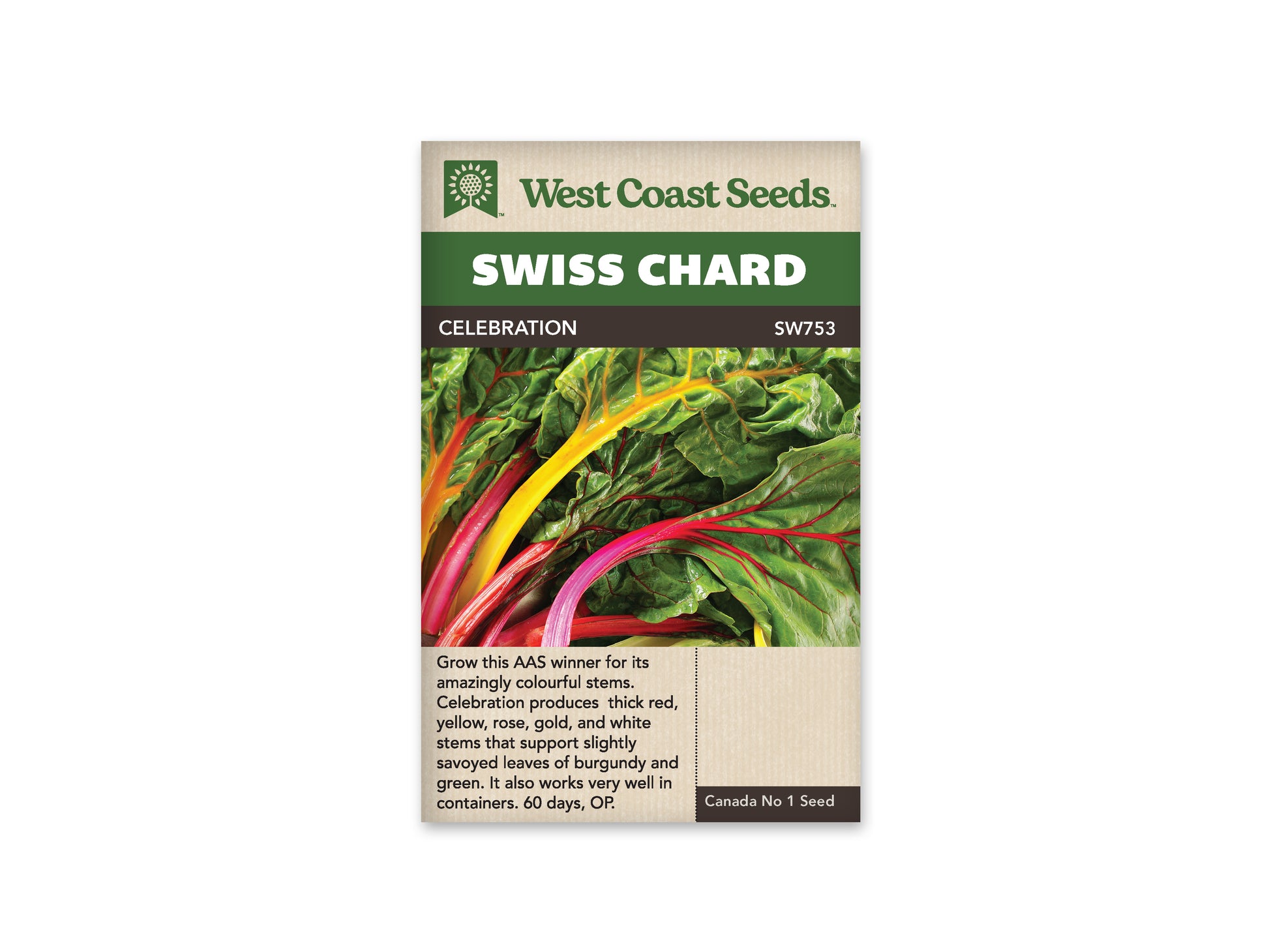 Swiss Chard "Celebration" West Coast Seeds