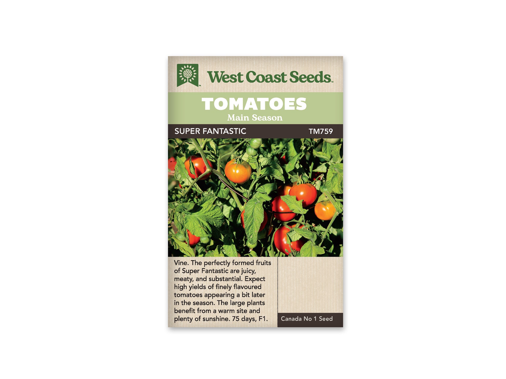 Tomatoes "Super Fantastic F1" West Coast Seeds