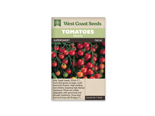 Tomatoes “Supersweet 100 F1” West Coast Seeds