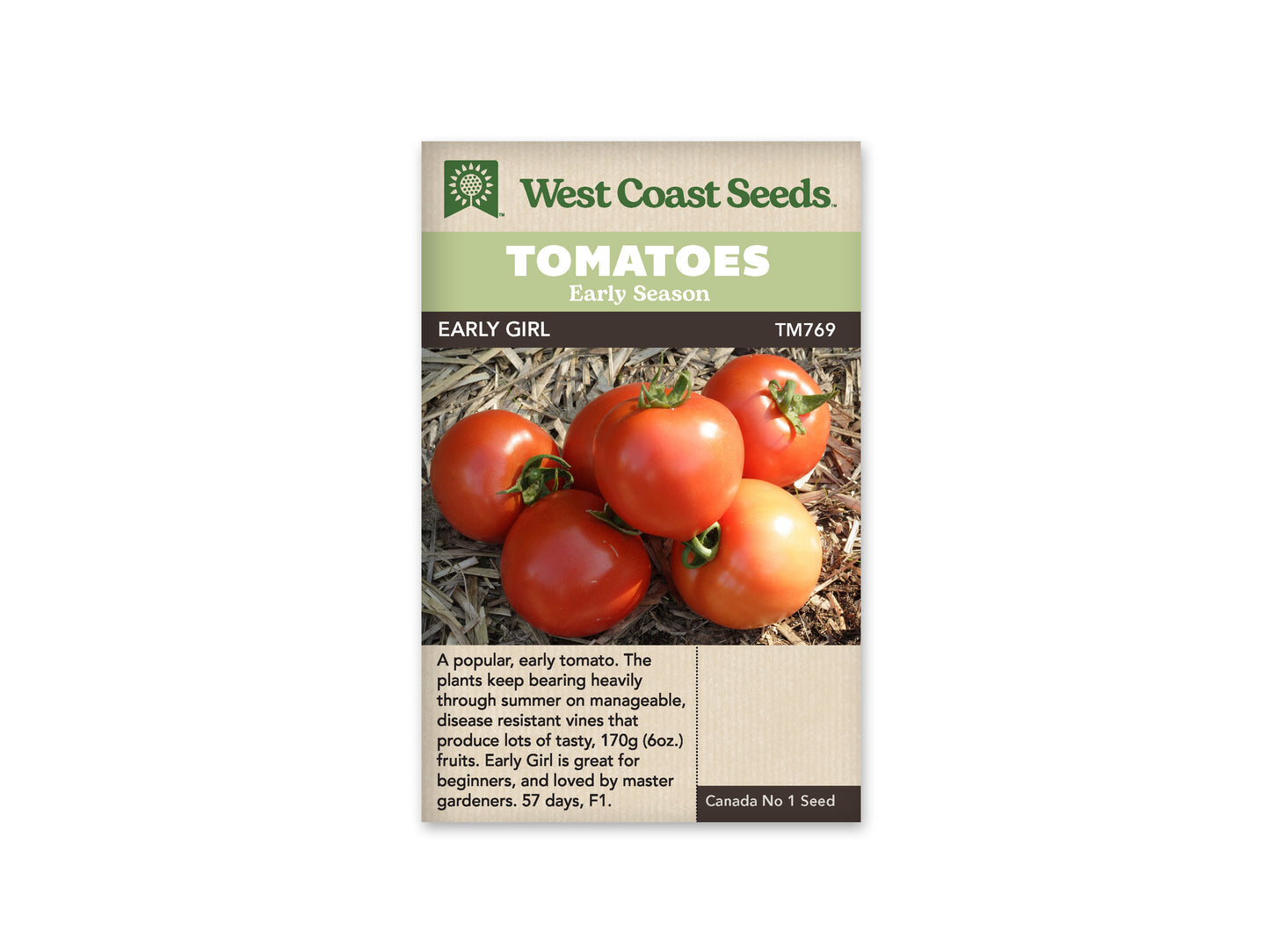 Tomatoes "Early Girl F1" West Coast Seeds