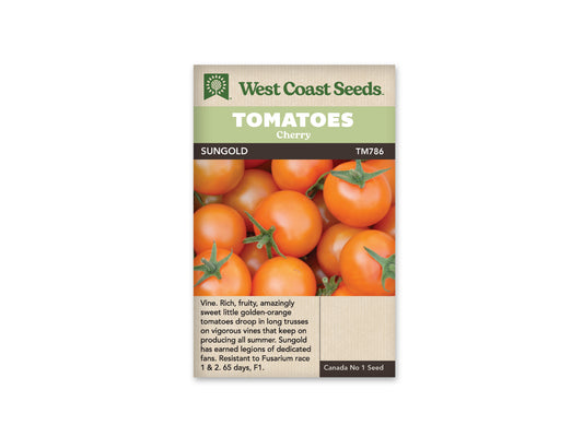 Tomatoes "Sungold F1" West Coast Seeds