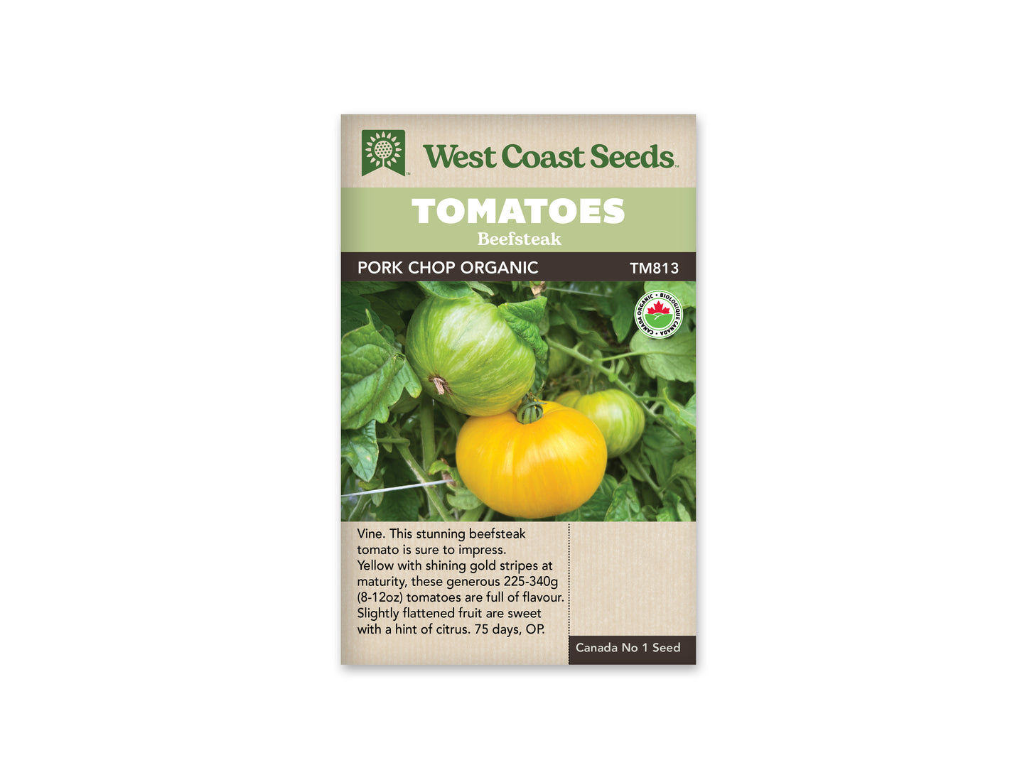 Tomatoes "Pork Chop Organic" West Coast Seeds