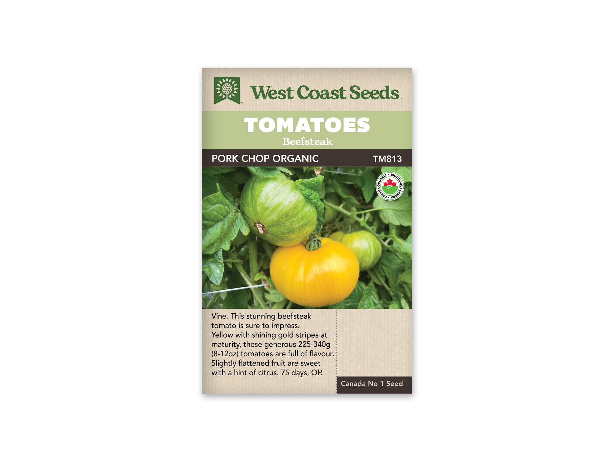 Tomatoes "Pork Chop Organic" West Coast Seeds