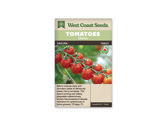 Tomatoes “Sakura F1 Organic” West Coast Seeds
