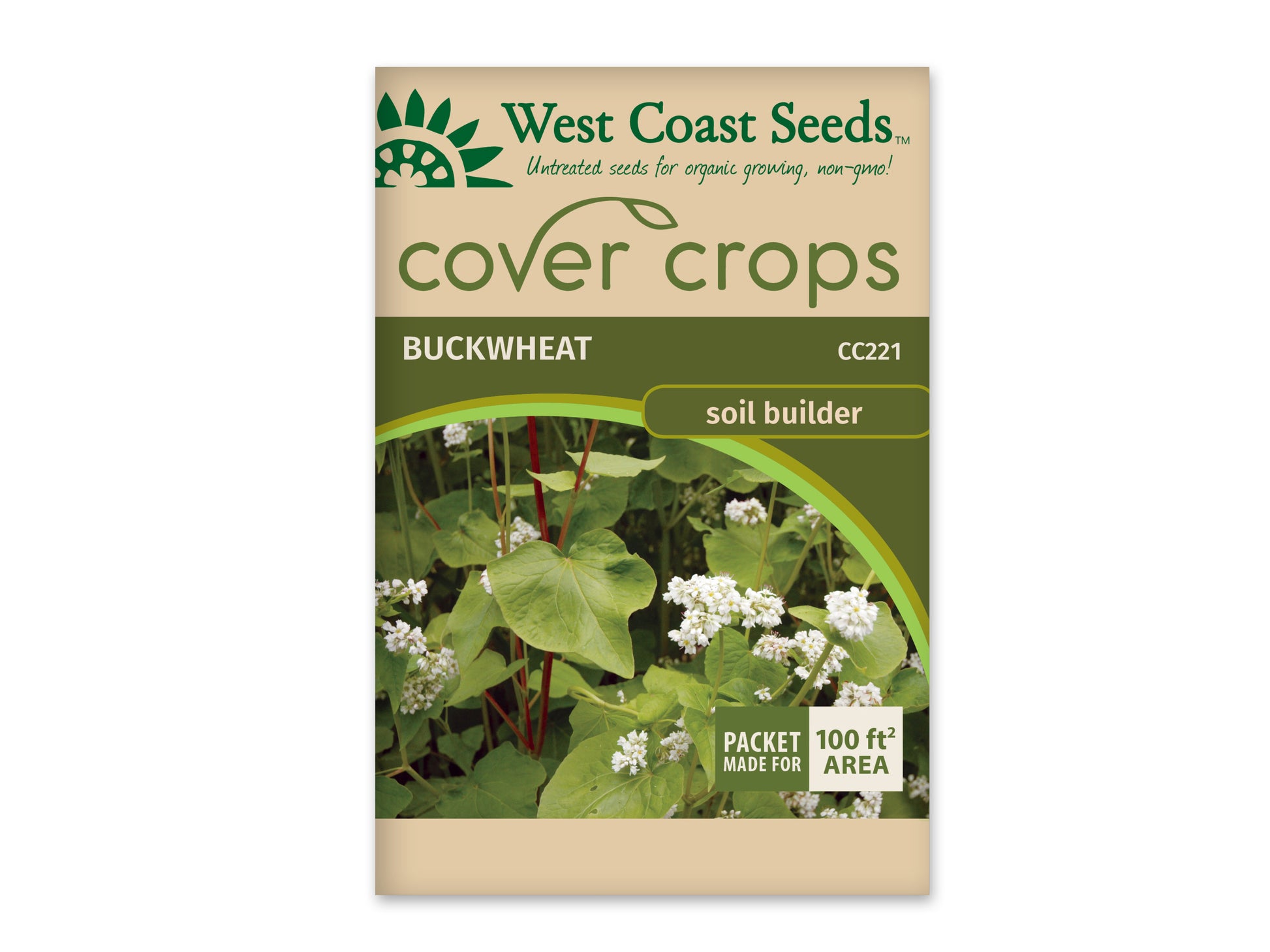 Buckwheat Soil Builder Cover Crop West Coast Seeds