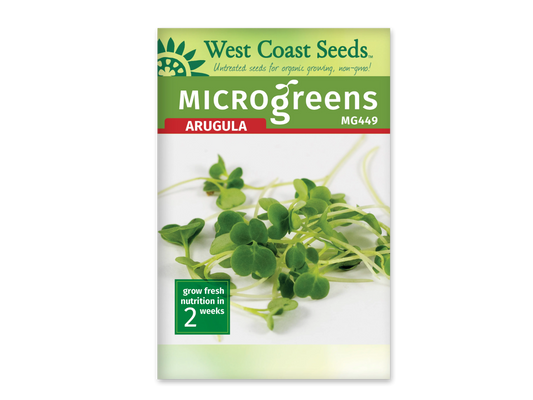 Arugula Microgreens West Coast Seeds
