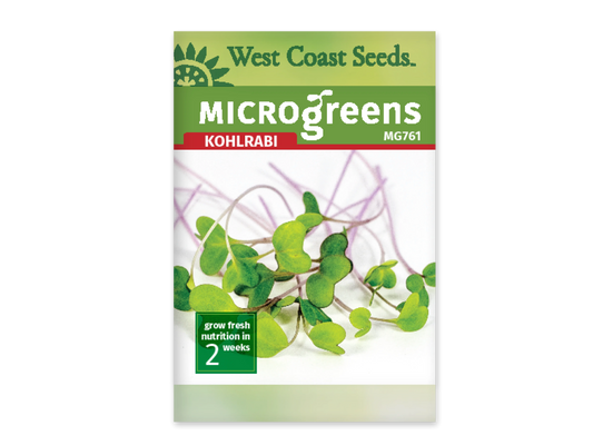 Kohlrabi Microgreens West Coast Seeds